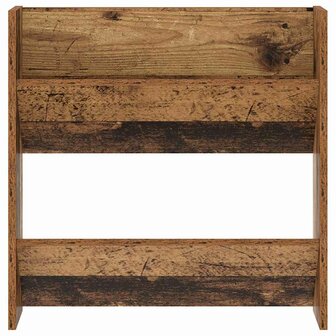 Wand Schoenenkasten Oud hout 60 x 18 x 60 cm Bewerkt hout 5