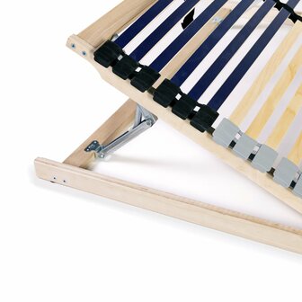 Lattenbodems 2 st met 42 latten 7 zones 70x200 cm 5