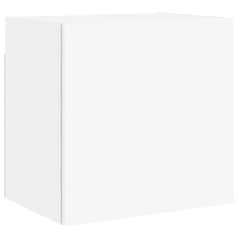 Tv-wandmeubel 40,5x30x40 cm bewerkt hout wit 2