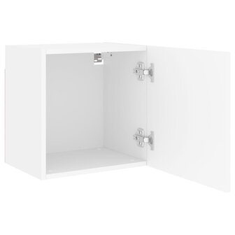 Tv-wandmeubel 40,5x30x40 cm bewerkt hout wit 6
