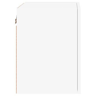 Tv-wandmeubel 40,5x30x40 cm bewerkt hout wit 8