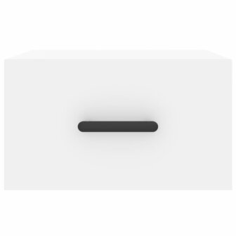 Nachtkastje wandgemonteerd 35x35x20 cm wit 5