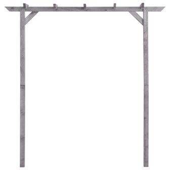 Pergola 200x40x205 cm ge&iuml;mpregneerd grenenhout grijs 2