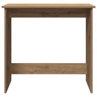 Bureau 80x40x75 cm bewerkt hout artisanaal eikenkleurig 4