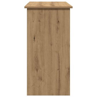 Bureau 80x40x75 cm bewerkt hout artisanaal eikenkleurig 5