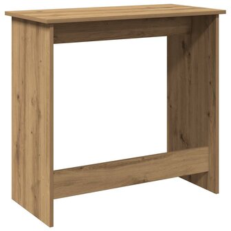 Bureau 80x40x75 cm bewerkt hout artisanaal eikenkleurig 6