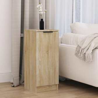 Dressoir 30x30x70 cm bewerkt hout sonoma eikenkleurig 1