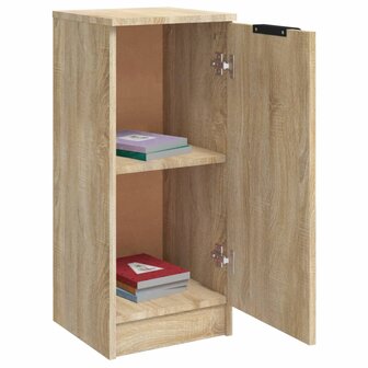 Dressoir 30x30x70 cm bewerkt hout sonoma eikenkleurig 5