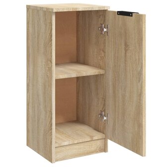 Dressoir 30x30x70 cm bewerkt hout sonoma eikenkleurig 7