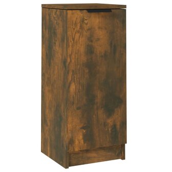 Dressoir 30x30x70 cm bewerkt hout gerookt eikenkleurig 2