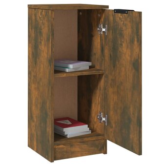 Dressoir 30x30x70 cm bewerkt hout gerookt eikenkleurig 4