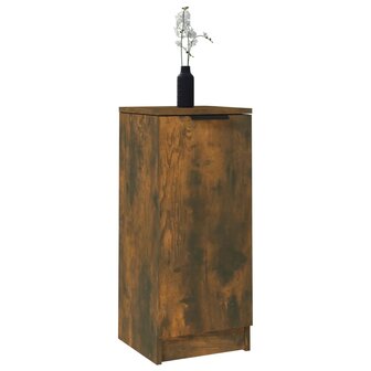 Dressoir 30x30x70 cm bewerkt hout gerookt eikenkleurig 5