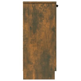 Dressoir 30x30x70 cm bewerkt hout gerookt eikenkleurig 7