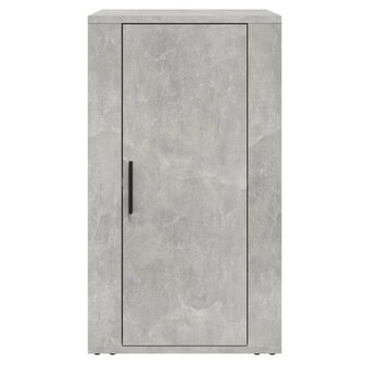 Dressoir 40x33x70 cm bewerkt hout betongrijs 3