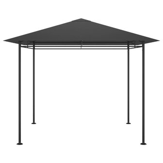 Prieel 180 g/m&sup2; 3x3x2,7 m antracietkleurig 2