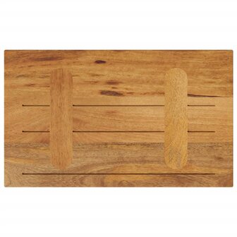 Tafelblad rechthoekig 60x20x3,8 cm massief mangohout 5