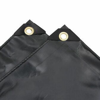 Dekzeil 650 g/m&sup2; 1,5x2 m zwart 5