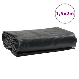 Dekzeil 650 g/m&sup2; 1,5x2 m zwart 9