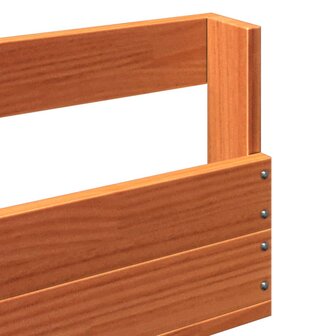 Schoenenrekken 2 st 59x8,5x23,5 cm massief grenenhout wasbruin 9