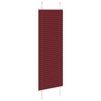 Pliss&eacute; rolgordijn 50x150 cm stofbreedte 49,4 cm bordeauxrood 4