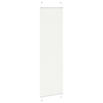 Pliss&eacute; rolgordijn 60x200 cm stofbreedte 59,4 cm polyester wit 3
