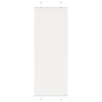 Pliss&eacute; rolgordijn 70x200 cm stofbreedte 69,4 cm polyester wit 1