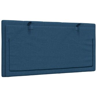 Hoofdbordkussen &quot;Hanko&quot; 100 cm stof blauw 6