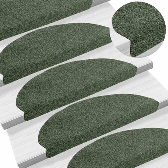 Trapmatten zelfklevend 5 st 65x21x4 cm naaldvilt groen 1