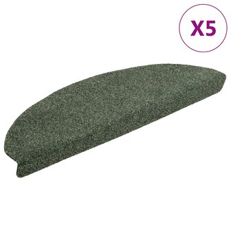 Trapmatten zelfklevend 5 st 65x21x4 cm naaldvilt groen 2