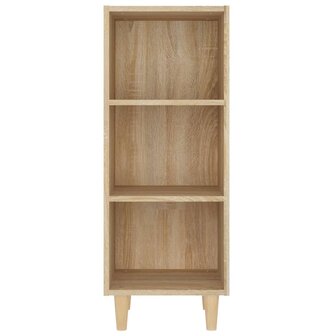 Dressoir 34,5x32,5x90 cm bewerkt hout sonoma eikenkleurig 5