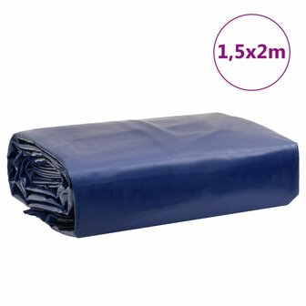 Dekzeil 650 g/m&sup2; 1,5x2 m blauw 9