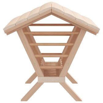 Hooiruif voor konijnen 44x33x33 cm massief vurenhout 5