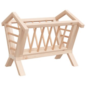 Hooiruif voor konijnen 44x33x33 cm massief vurenhout 6