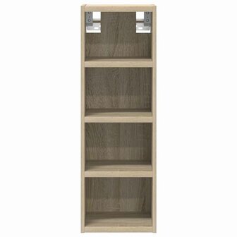 Hangkast 20x29,5x60 cm bewerkt hout sonoma eikenkleurig 4