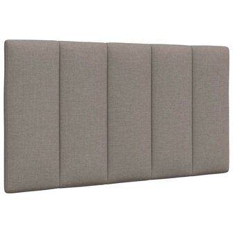 Hoofdbordkussen &quot;Hanko&quot; 80 cm stof taupe 1