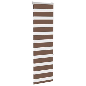 Zebra rolgordijn 50x150 cm stofbreedte 45,9cm polyester bruin 3