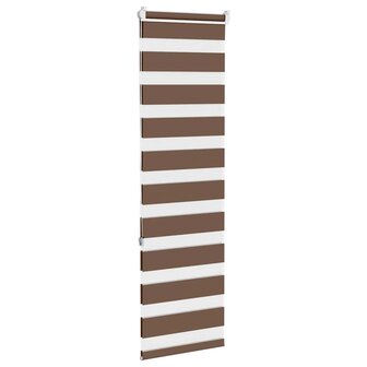 Zebra rolgordijn 50x150 cm stofbreedte 45,9cm polyester bruin 4