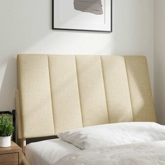Hoofdbordkussen &quot;Hanko&quot; 80 cm stof cr&egrave;mekleurig 2
