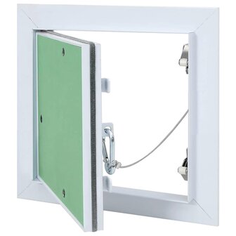 Toegangspaneel 150x150 mm met aluminium frame en gipsplaat 1