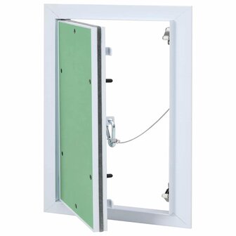 Toegangspaneel 200x300 mmmet aluminium frame en gipsplaat 1