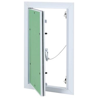 Toegangspaneel 250x500 mm met aluminium frame en gipsplaat 1
