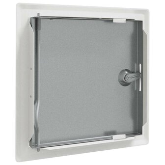 Toegangs paneel 2 pcs Wit 20 x 20 cm staal 6