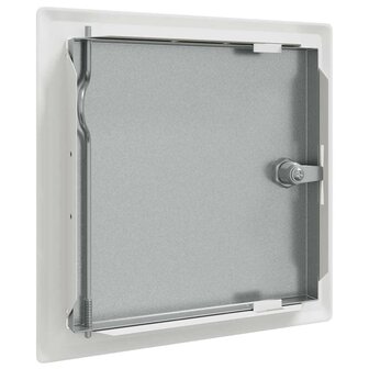 Toegangs paneel 2 pcs Wit 20 x 20 cm Staal 6