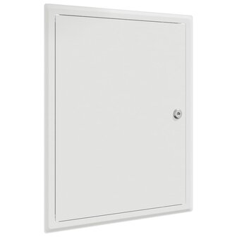 Toegangs paneel Wit 30 x 40 cm Staal 3