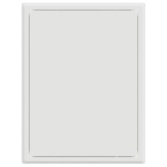 Toegangs paneel Wit 30 x 40 cm Staal 4