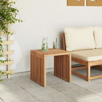 Tuin Bijzettafel 45x42,5x45 cm van Massief Teakhout 3