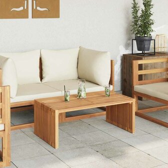 Tuinbijzettafel 90x49,7x36 cm Massief Teakhout 3