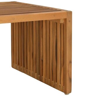Tuinbijzettafel 90x49,7x36 cm Massief Teakhout 7