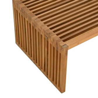 Tuinbijzettafel 90x49,7x36 cm Massief Teakhout 8