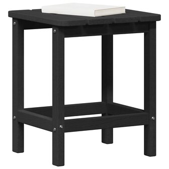 Adirondack Bijzettafel Zwart 38x38x45 cm HDPE 2